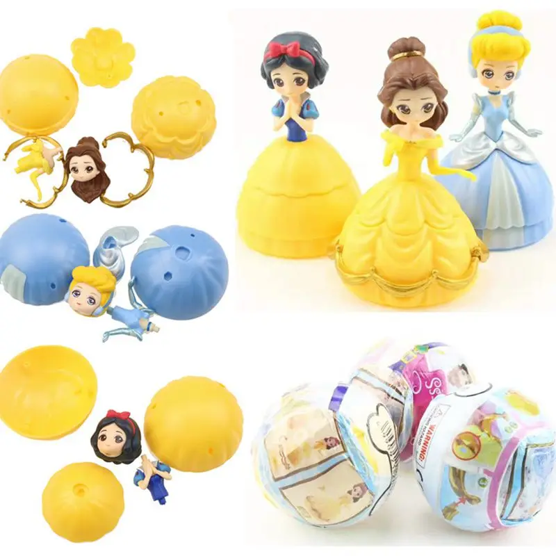 Игрушки Принцессы Disney 3 шт./компл. Diy детские куклы Lol фигурки героев из ПВХ