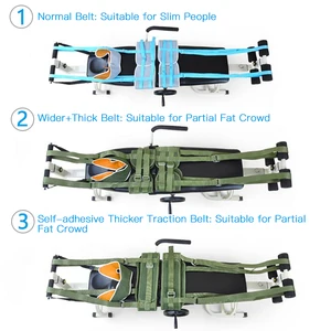 Canvas adjustable Lumbar traction belt Bed Traction Bed Body Stretch Spine Ankle Vertebra Fatigue Mi in USA (United States)
