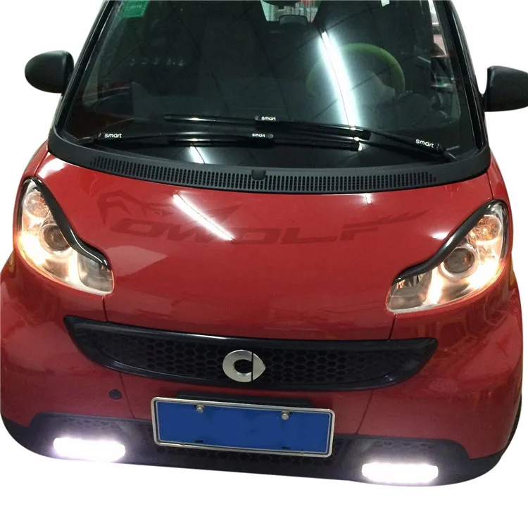 Волокно Стекло брови веко фар Крышка для Smart Fortwo w451 #2007 до 2014 [2011033] | Автомобили и