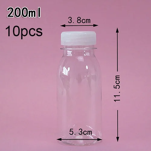 10pcs Счастливый обезьяна 20 шт./компл. 200 мл Slime коробка Пластик слизистой прозрачная коробка для хранения муку пушистой облачный Кристалл Slime глина - Цвет: 10pcs