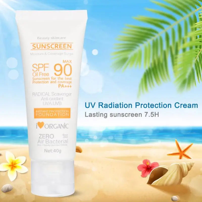 SPF90 + Солнцезащитный УФ излучение защита от солнца увлажняющий отбеливающий