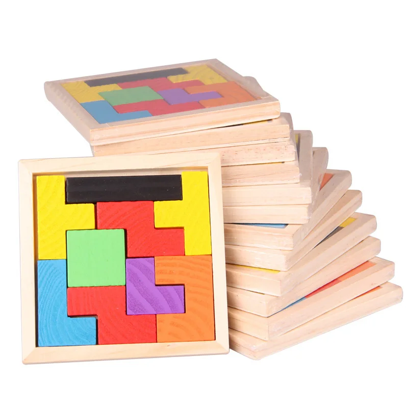 9 шт. блоки Tetris обучающая настольная игра для детей лучший подарок высокое