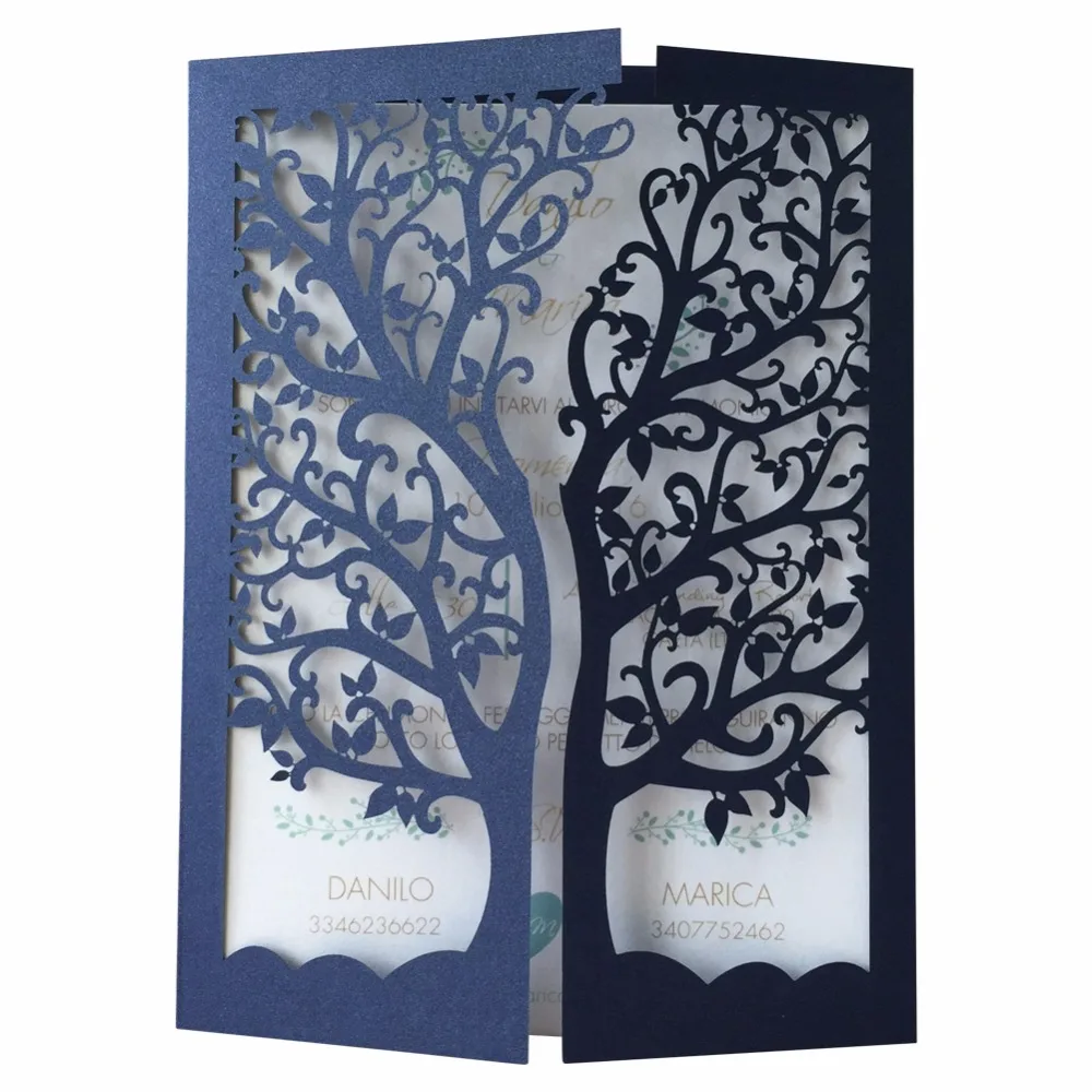 30 шт шикарная Любовь дерево дизайн свадьба декоративная бумага для вечеринок