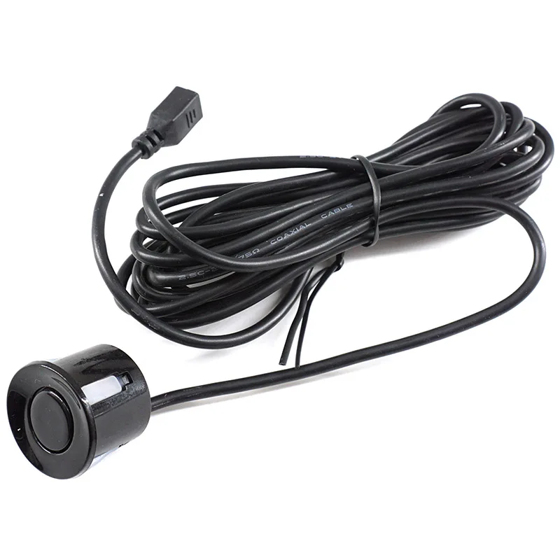 GSPSCN 2.5M Range Car Parking 4 Sensors Reverse Backup Rear Volume Warning Radar System Kit Sound Alarm with LED Display