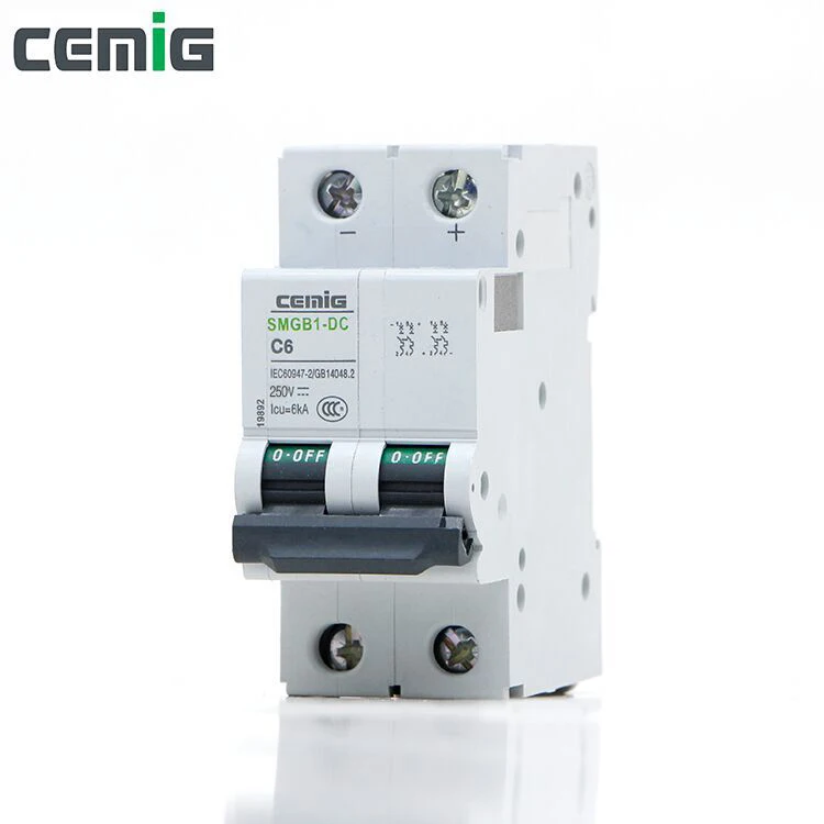 Cemig DC 2P MCB 250V 16A 32A 63A выключатель SMGB1-DC/2 P