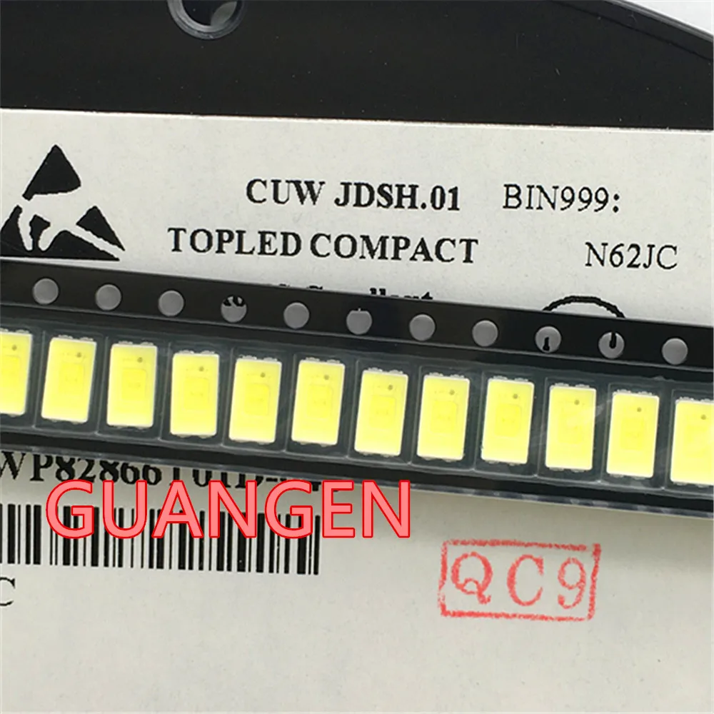 Светодиодная PLCC-4-подсветка SMD 500 сверхъяркая Диодная ЖК-подсветка 5630 Вт 3 в 0 5 шт. |