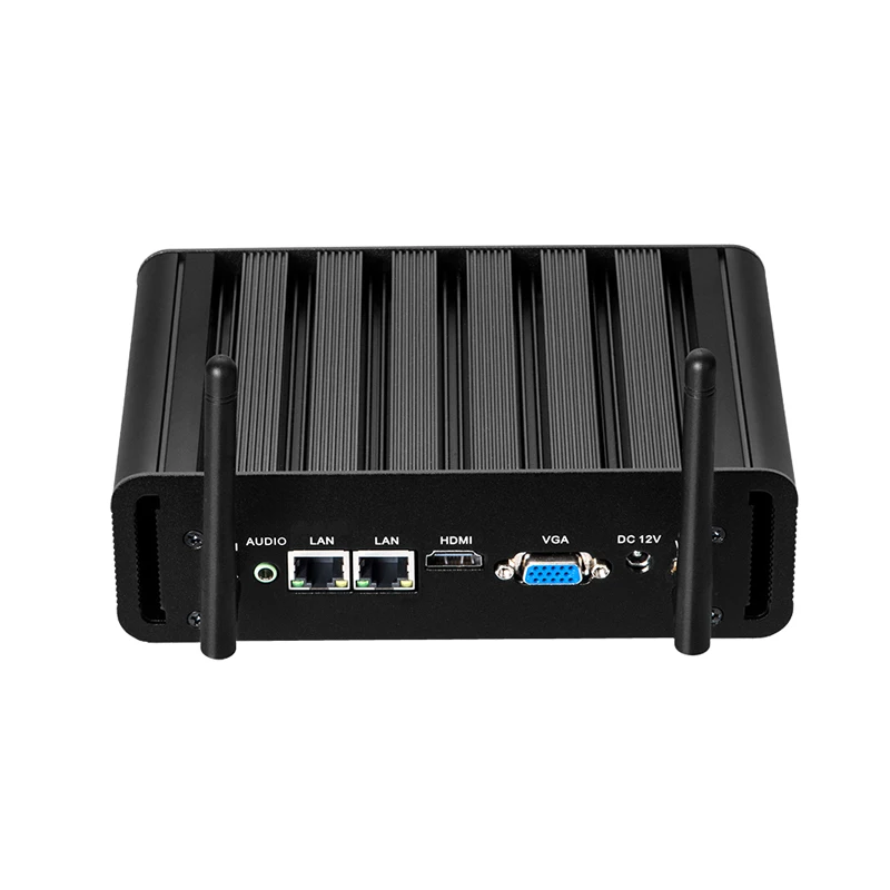 Мини компьютер Dual LAN Мини ПК Core i3 5005U i5 5200U i7 5500U Celeron 2955U Windows 10 2* последовательный порт wifi usb ПК