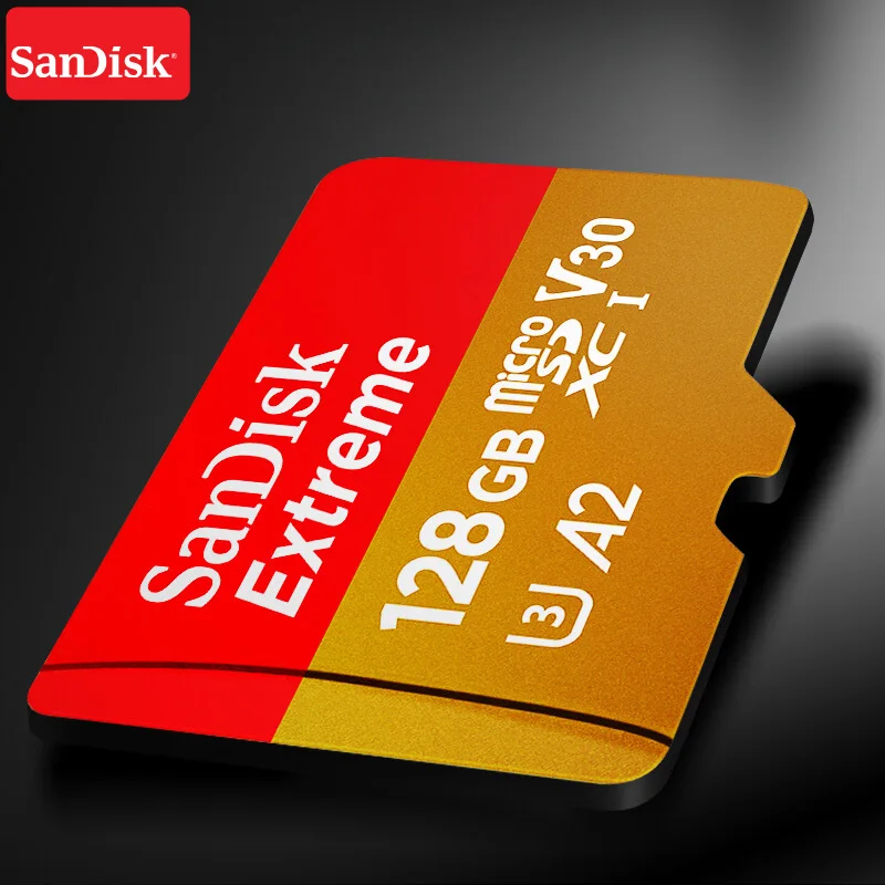 100% карта памяти Micro SD Extreme 128 ГБ Тf SDXC UHS-I U3 читать Скорость до 160 МБ/с. HD 3D 4 K видео |