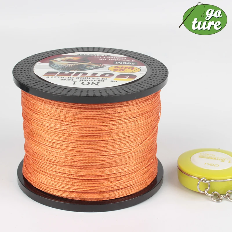 500M Goture Series Super Strong Japan Multifilament PE Braided Fishing Line 8 10 20 30 40 60LB |