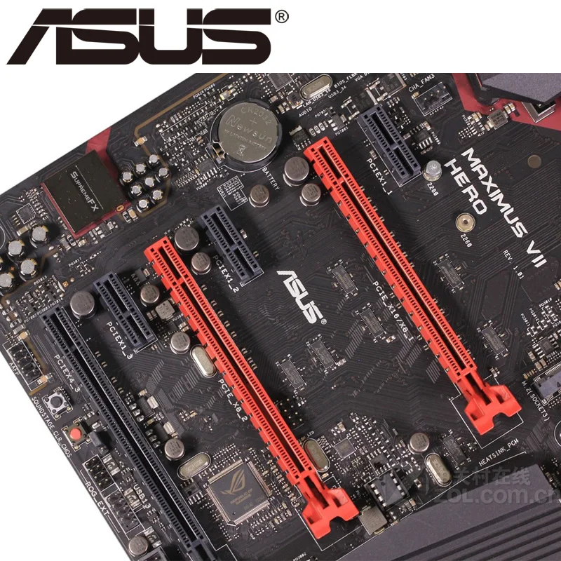 Asus MAXIMUS VII HERO настольная материнская плата Z97 Socket LGA 1150 i3 i5 i7 DDR3 32G ATX UEFI биос оригинальная б/у материнская плата горячая распродажа