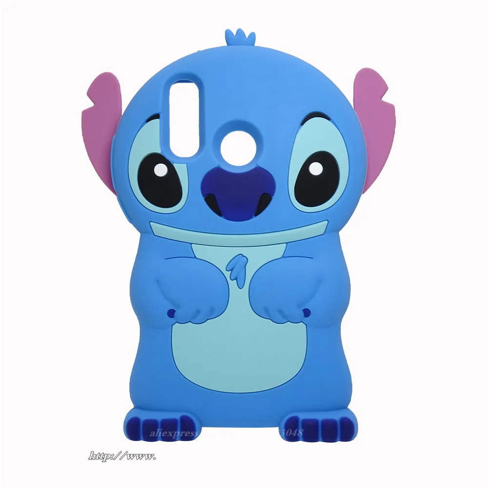Новый Модный 3D мультфильм синий эластичный мягкий силиконовый чехол для