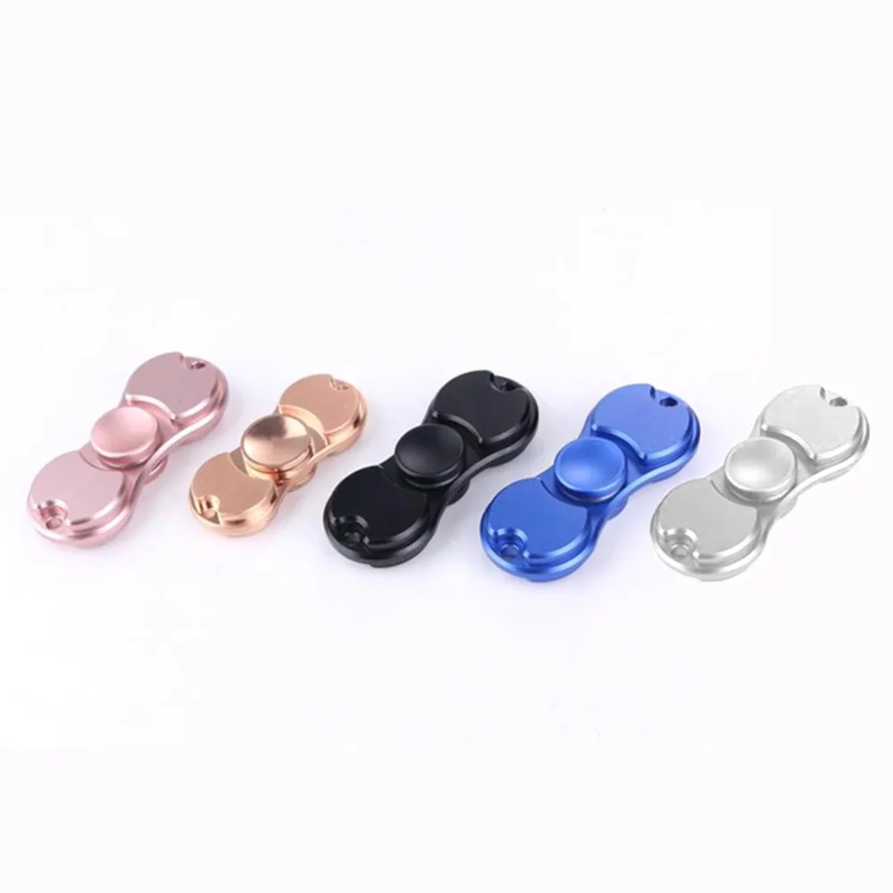 3Pcs Hot Sale Metal Alloy Hand Spinner Fidget Toys Ball Desk Focus EDC Black Siliver Rose Gold Color Games #232807 | Игрушки и хобби
