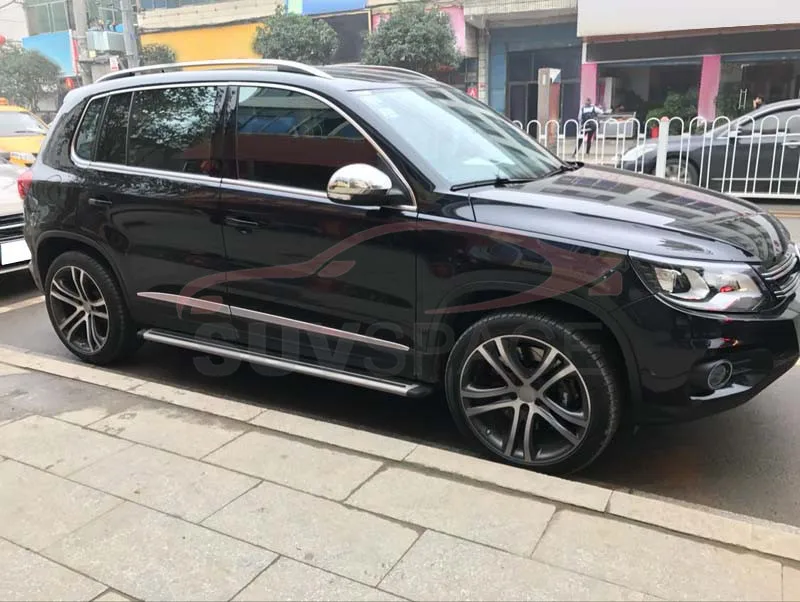 Алюминий подходит для Volkswagen Tiguan 2010 2011 2012 2013 2014 2015 2016 боковая ступенчатая Беговая