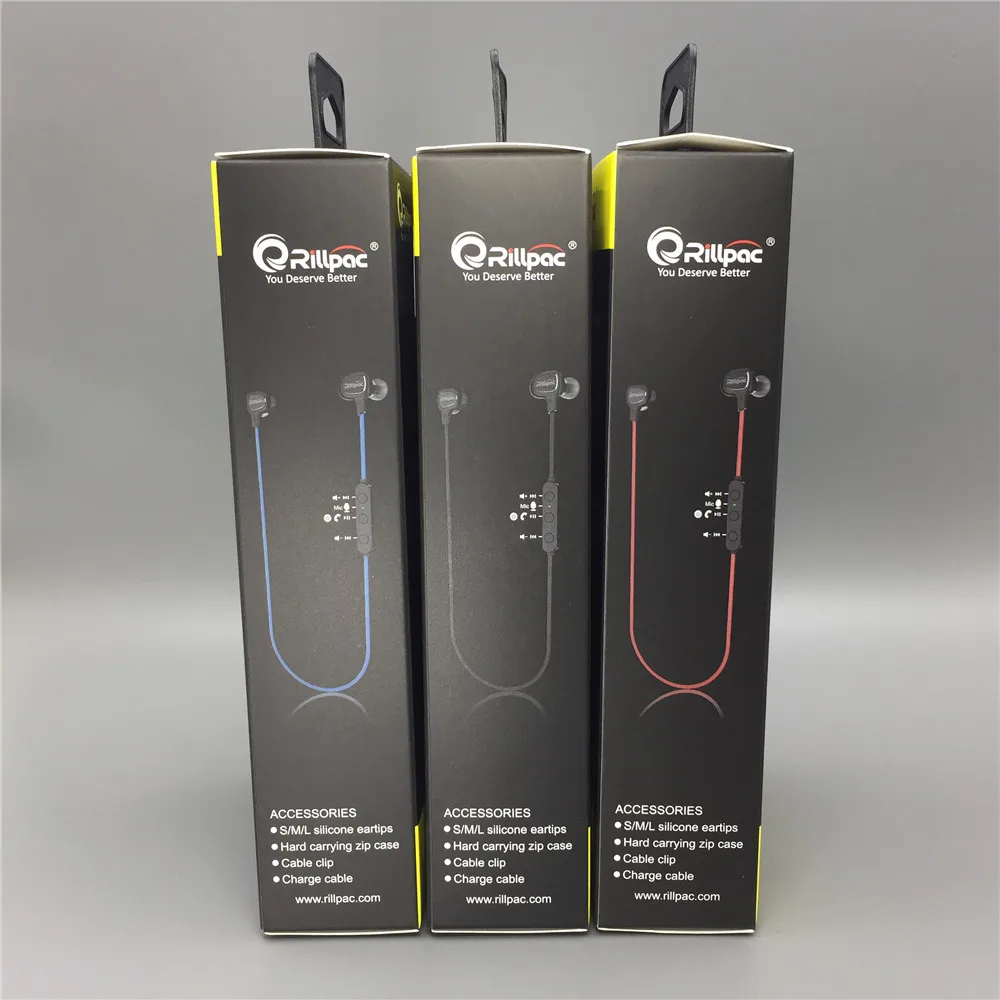 Rillpac BT10 Wireless Bluetooth Earphone 4.1 Headset with Noise Cancelling MIC for IPhone Samsung Xiaomi Smart Phone | Электроника