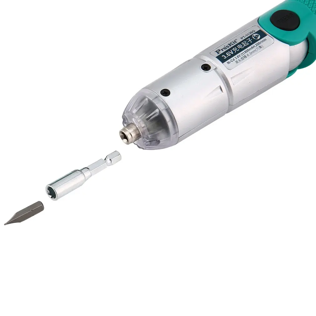 Pro'skit PT-1136G В 3 6 в перезаряжаемые электрические сверла отвёртки комплект