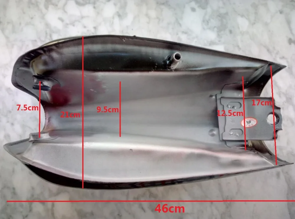 Топливный бак JH70 8L/2.1GAL JIALING для бензина и мотоцикла зеленый цвет большой