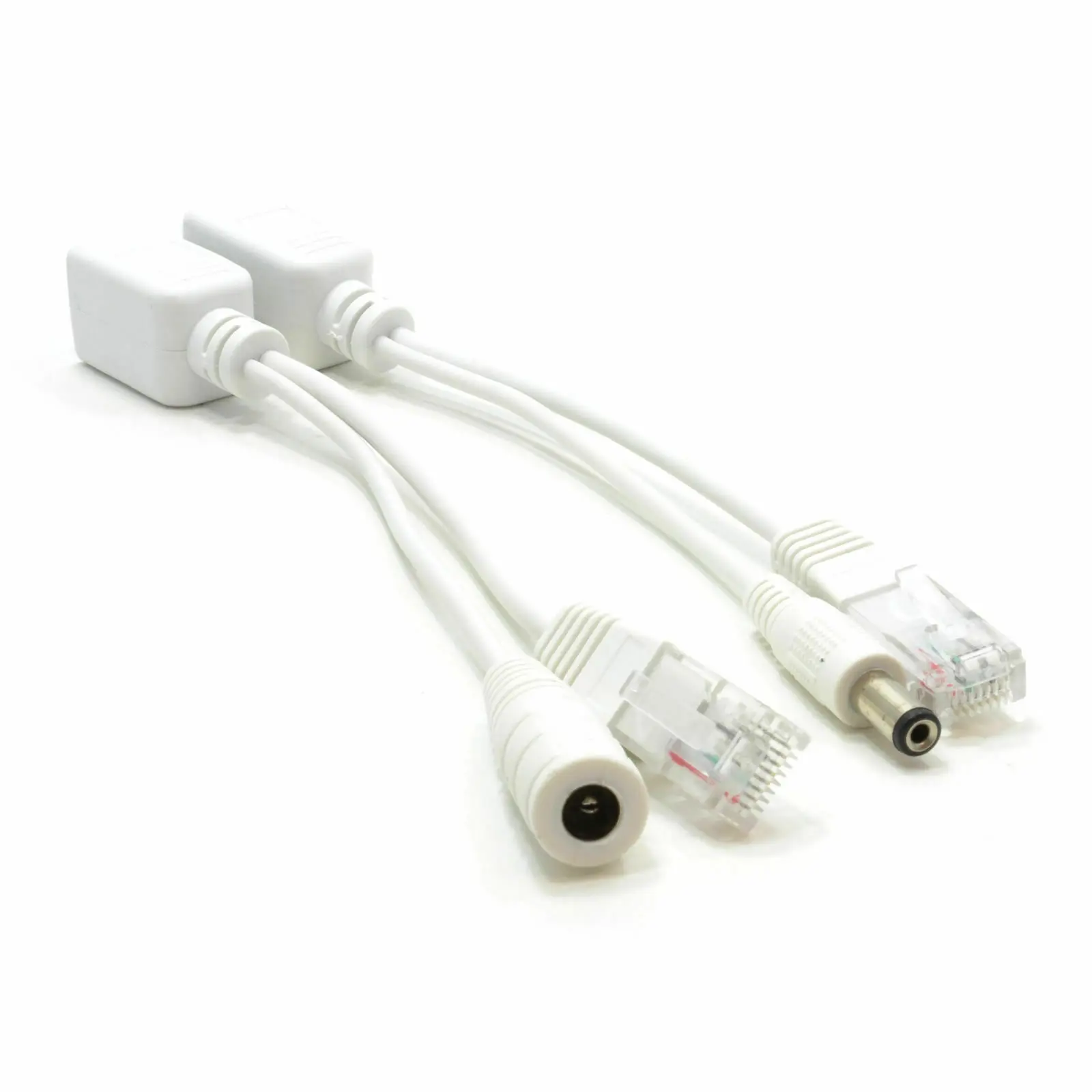DC 12V IP камера POE RJ45 кабель питания через Ethernet адаптер-форсунка сплиттер