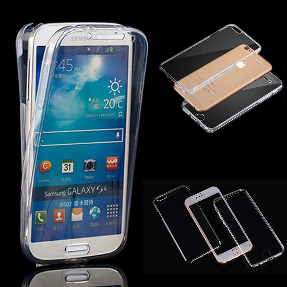 Anti-knock Case Clear Soft TPU Cover for Samsung Galaxy S3 S4 S5 S6 S7 edge S8 Plus Note 3 4 5 Core Grand Prime Coque capa |