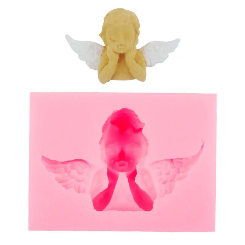 Sugarcraft новейшая рамка ангела силиконовая форма для помадки инструменты украшения