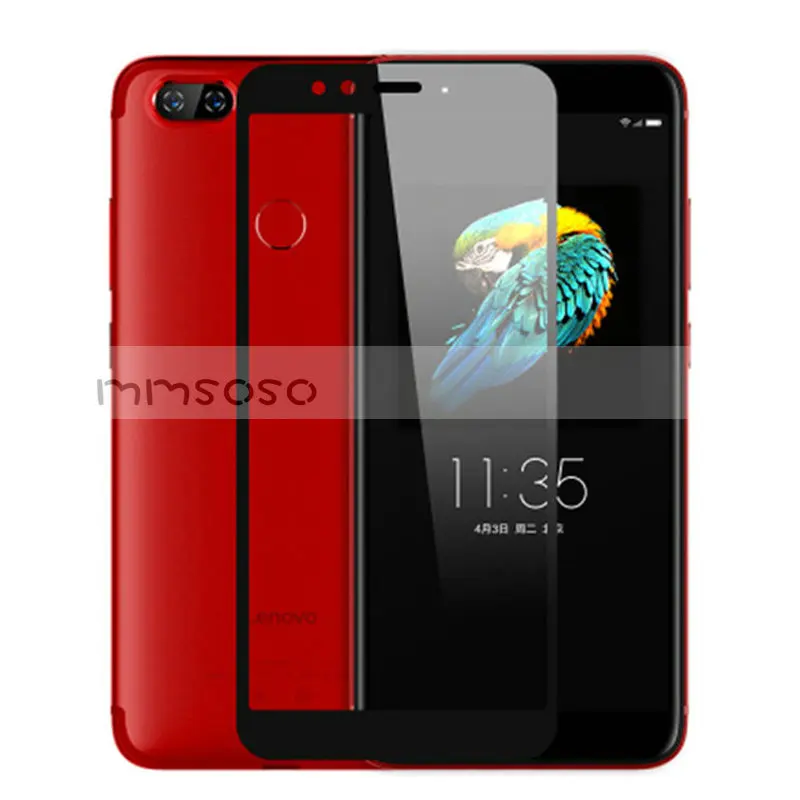 Black Для lenovo S5 Закаленное стекло для lenovo S5 полное покрытие стеклянная пленка для lenovo S5 K520 защита экрана - Цвет: Black