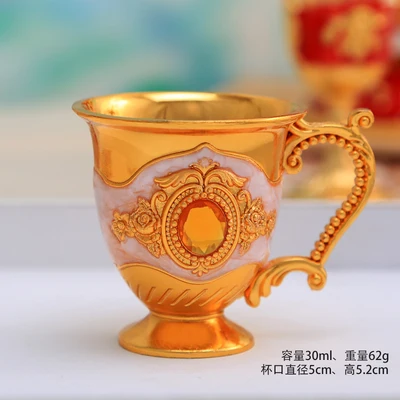 

cup of wine, a cup of European-style high-grade metal for creative household use of Buddhist supplies
