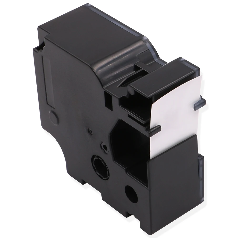 Labelife 2 Pack 53710 Черный на прозрачном 24 мм*7 м Совместимый картридж электронной ленты Dymo D1 S0720930 для принтера этикеток.