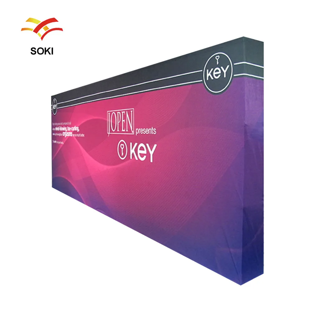 10 футов изогнутый всплывающий Стенд складной выставочный рекламный настенный