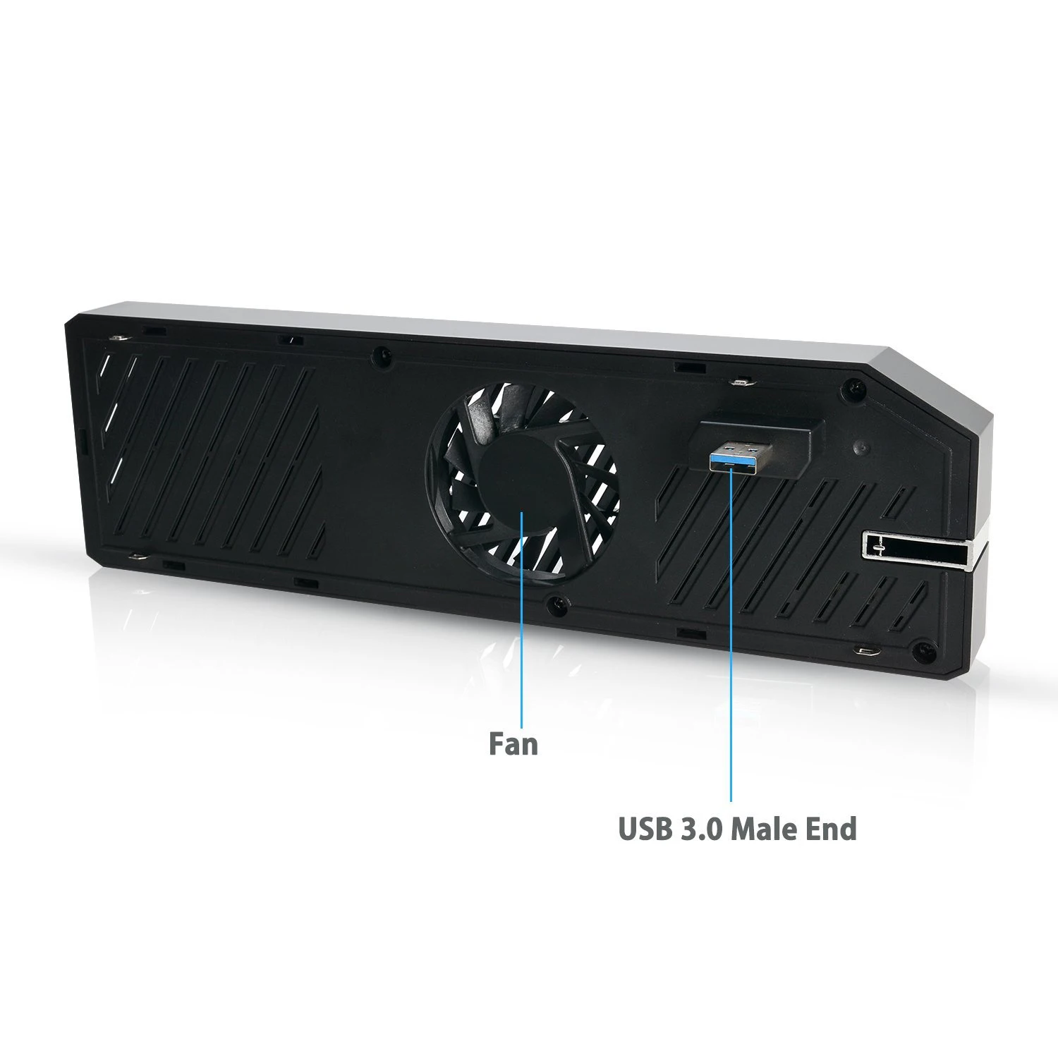 3 в 1 Многофункциональный USB 3,0 концентратор SATA HDD/SSD игровой хост охлаждающий вентилятор вытяжной ОХЛАДИТЕЛЬ охлаждающая пластина для xbox ONE(черный