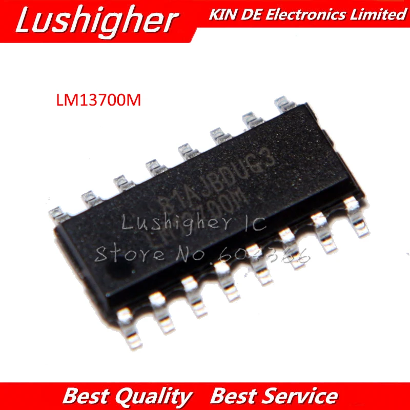 5 шт. LM13700M лапками углублением SOP-16 LM13700MX SOP16 LM13700 СОП SMD | Электронные компоненты и