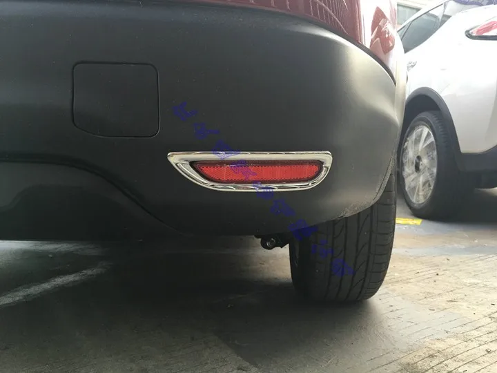 Для Nissan Qashqai J11 2015 2016 2017 ABS Хромированная зеркальная Обложка молдинговая рамка