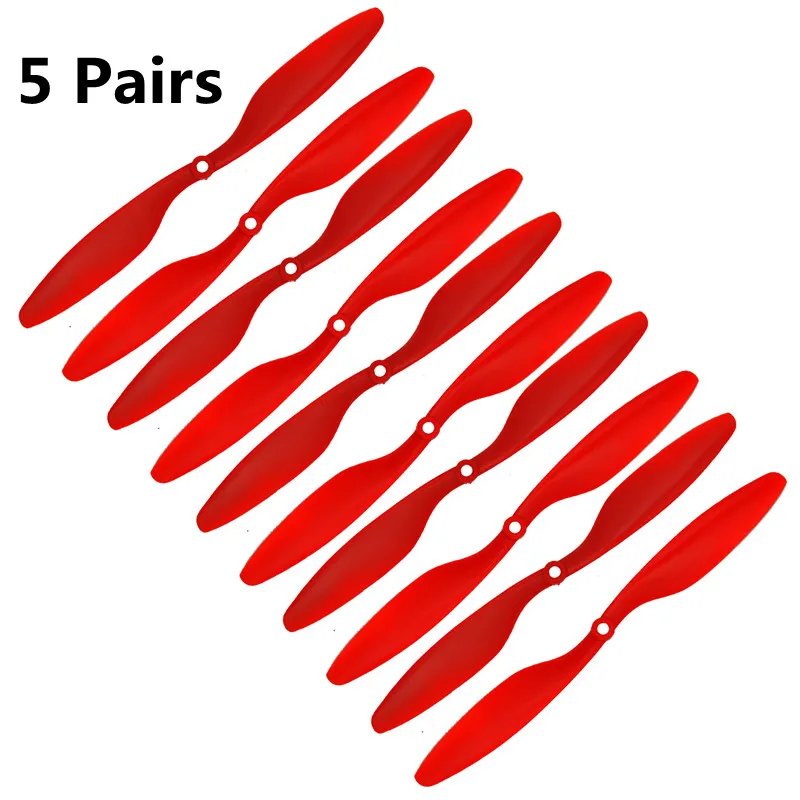 5 pairs 10x4.5 1045 Carbon Fiber Propeller Blade CW CCW Props for RC Camera Drone 10inch F450 F550 DIY Parts 8mm Hole | Игрушки и хобби