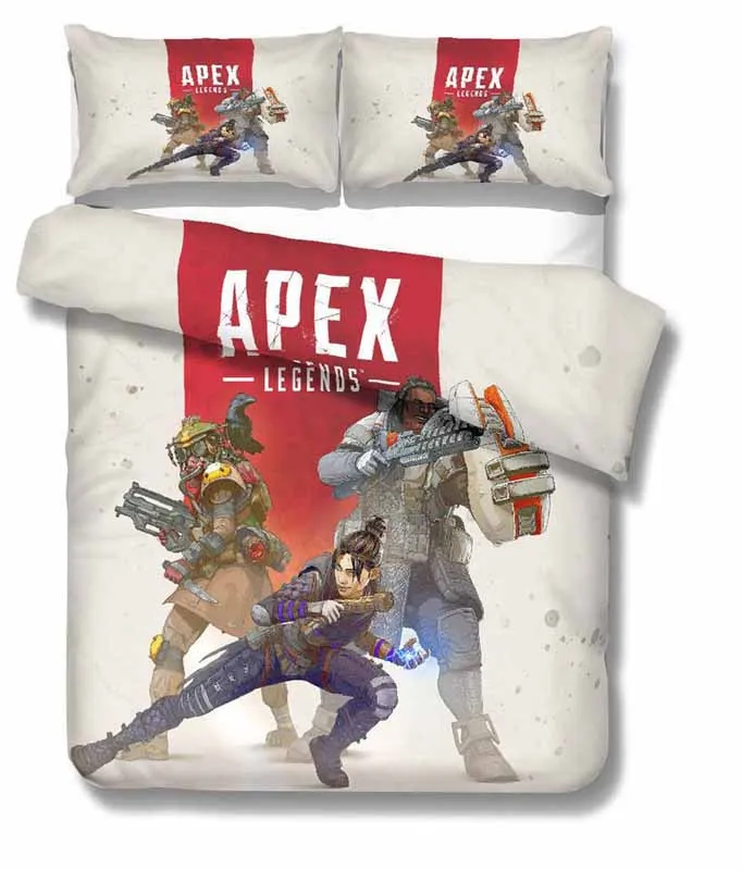 1 Apex legends Titanfall 3D комплект постельного белья Детская комната Декор пододеяльник наволочки лучшие игры APEX постельное белье - Цвет: 1