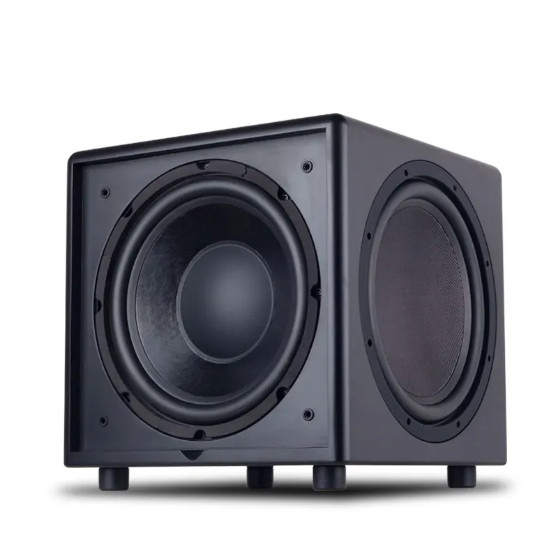 Queenway QS-12 1" Мощный сабвуфер активный сабвуфер SUB пианино лак краска активный+ пассивный динамик AC100-240V 500 Вт