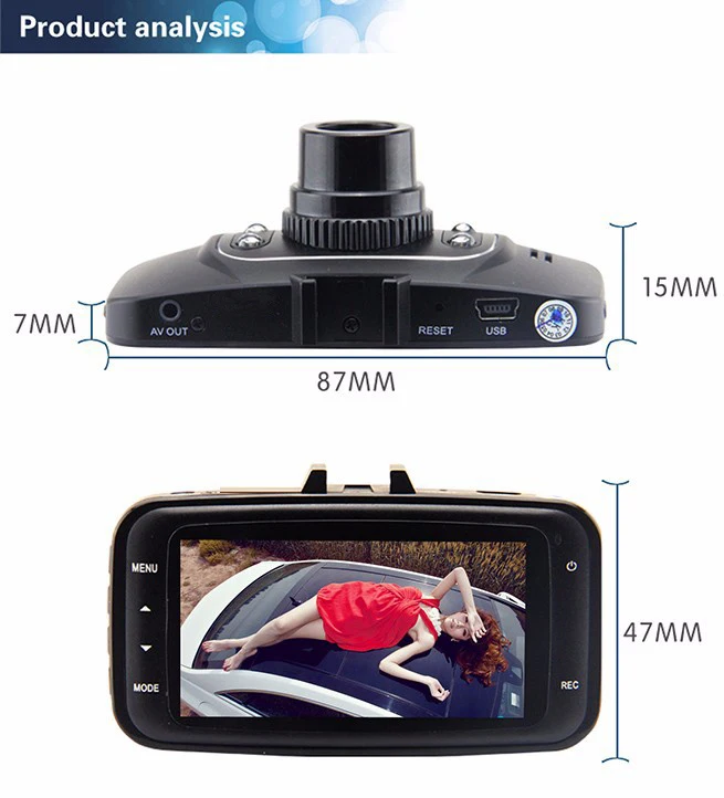 В исходном новатэк GS8000L HD 1080 P 2.7 &quot автомобильный видеорегистратор автомобиля
