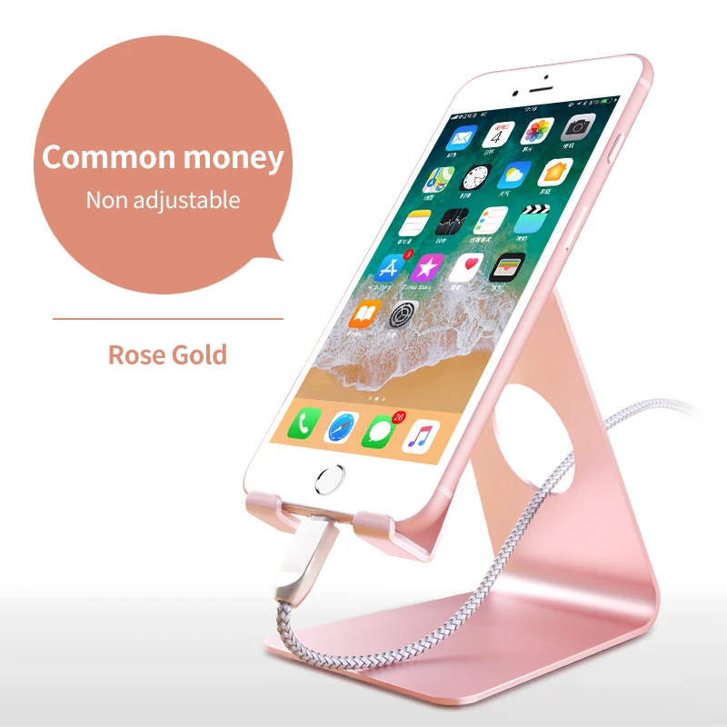 Держатель подставки для телефона планшета, регулируемый для iPad iPhone, держатель для смартфона, металлические планшеты, кронштейн для телефона - Цвет: non Adjustable 3