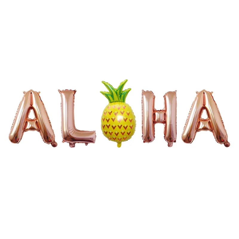 16-дюймовая алюминиевая фольга с надписью ALOHA фламинго аксессуары для вечерние РА
