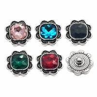 wholesale metal rhinestone snap buttons w141 tree high heels diy jewelry fit 18mm snap button necklacesbracelets for women