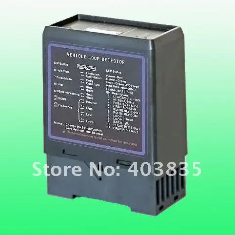 

12V/24V/110V/220V vehicle detection single channel car park barrier loop detector sensor