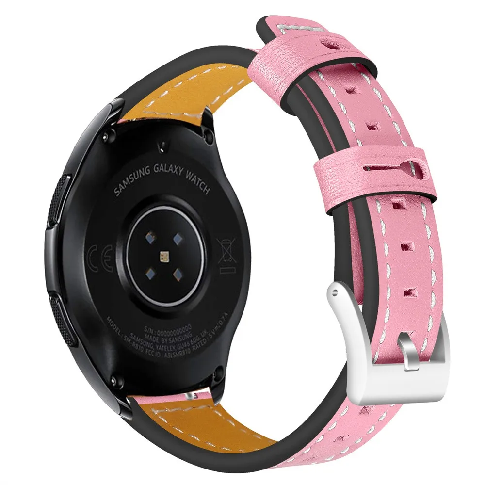 HIPERDEAL для женщин и мужчин кожаный ремешок часов Замена быстросъемный Samsung Galaxy Watch