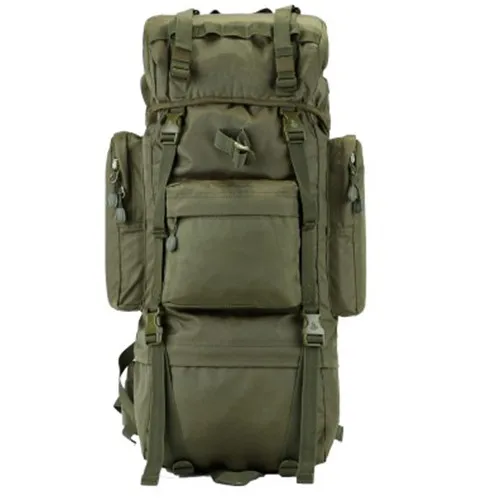 Army Green Хит, 70Л, Большая вместительная спортивная сумка, военный тактический рюкзак, походный, для кемпинга, водонепроницаемый, износостойкий, нейлоновый рюкзак - Цвет: Army Green