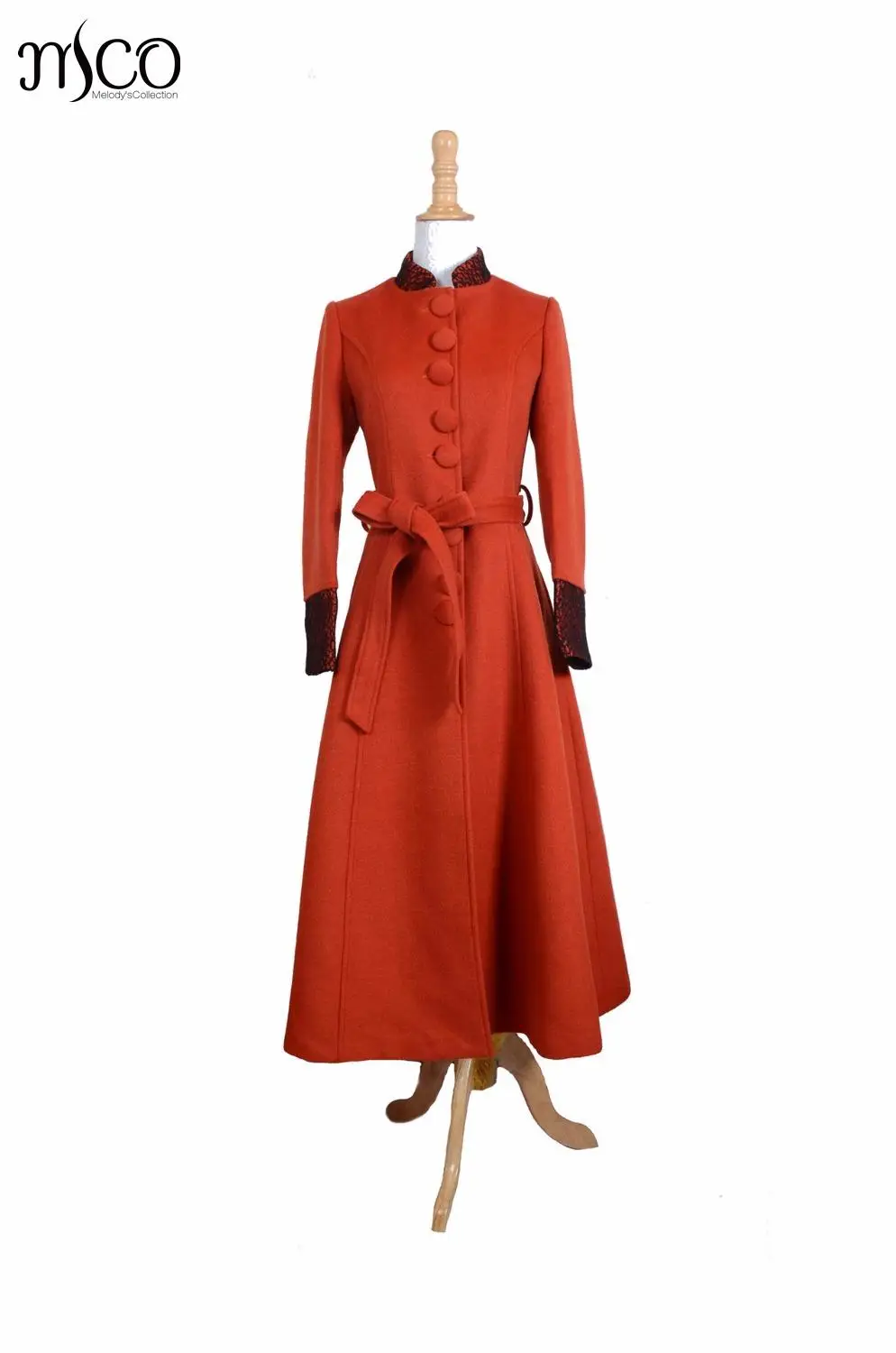 2016 Новое поступление Для женщин кашемир Тренчи для Зима Благородный длинная