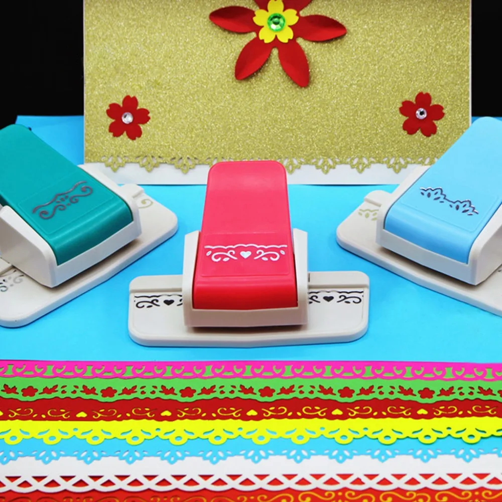 Handmade Crafts Scrapbooking Tool Paper Punch For Photo Gallery DIY Gift Card Punches Embossing device DIY paper cutter craft