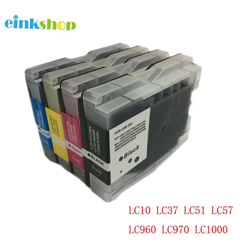 Картридж с чернилами einkshop LC10 LC37 LC51 LC57 LC960 LC970 LC1000 для Brother DCP-130C DCP-135C MFC-235C 750CN 750CW 465CN |