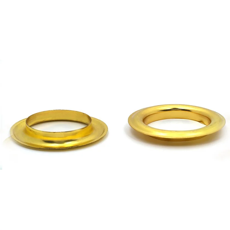 #40  ( Inner 40mm ) Gold Finish Eyelets Grommets With Washers , Pack of 200 sets