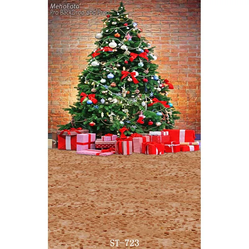 

5X7ft Christmas background Christmas gift computer printed Children Baby Photography Background for Photo Studio ST-723