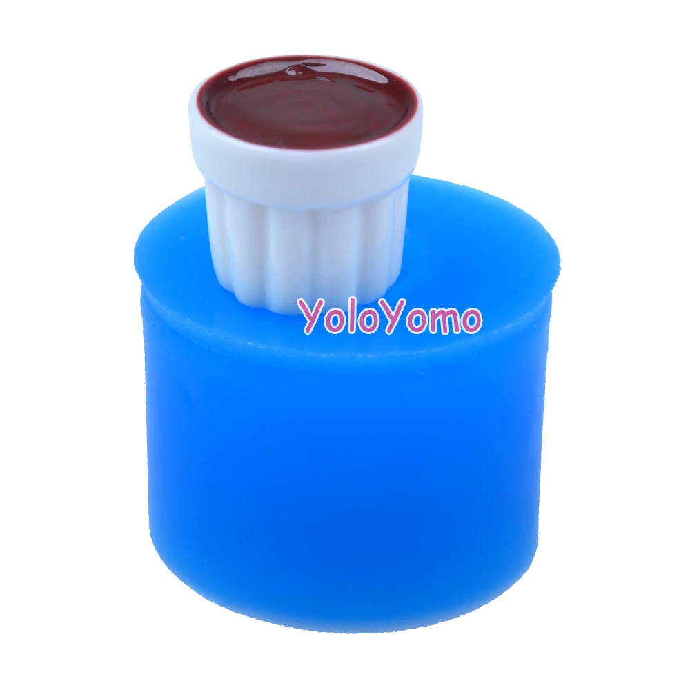 P545YL 16 1 мм чашка для кофе Гибкая силиконовая форма-Fonant шоколад полимерная глина