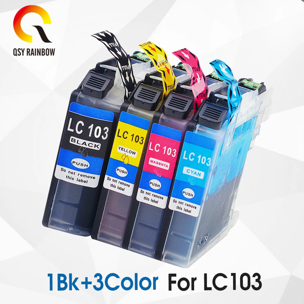 CMYK Supplies lc103xl Совместимость LC 103XL чернильный картридж для принтера Brother MFC J650DW J6520DW
