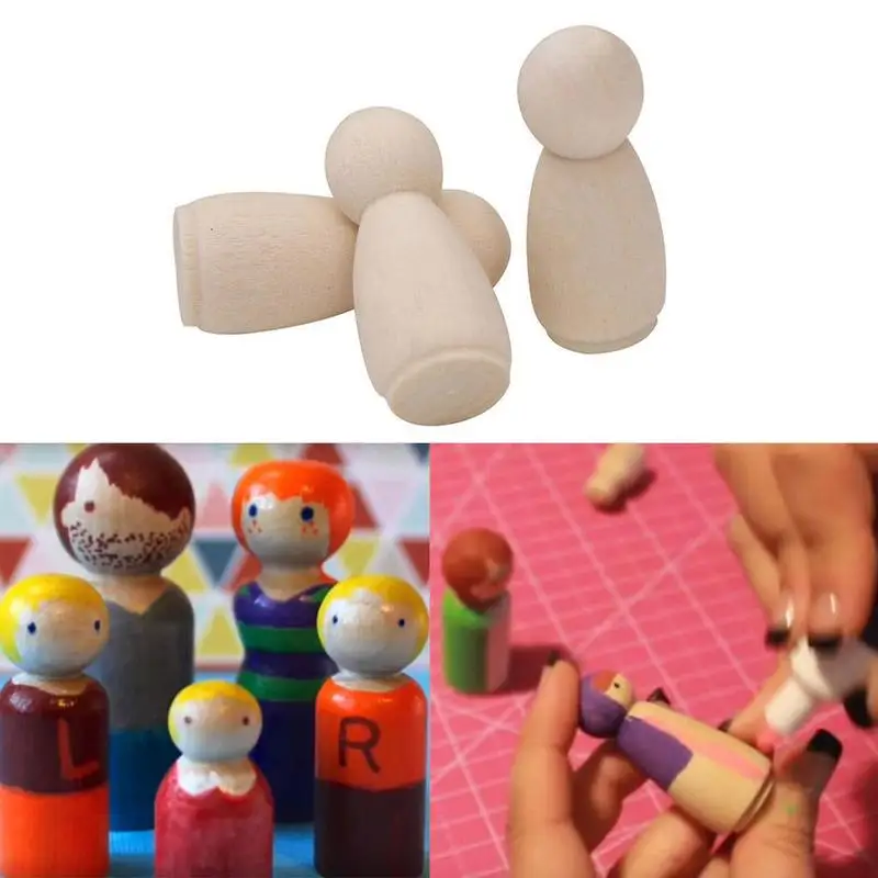 1 шт. деревянные поделки из необработанной древесины DIY искусство живопись