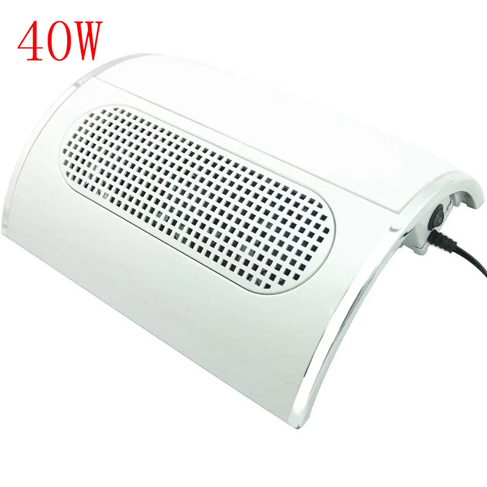 40W White 01 Сборщик пыли для ногтей маникюрный набор машина УФ-гель для ногтей Очиститель маникюрные инструменты набор для нейл-арта Оборудование для ногтей - Цвет: 40W White 01