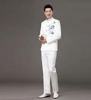 Певица танец сцена Одежда для мужчин туника костюм набор со штанами 2020 мужские